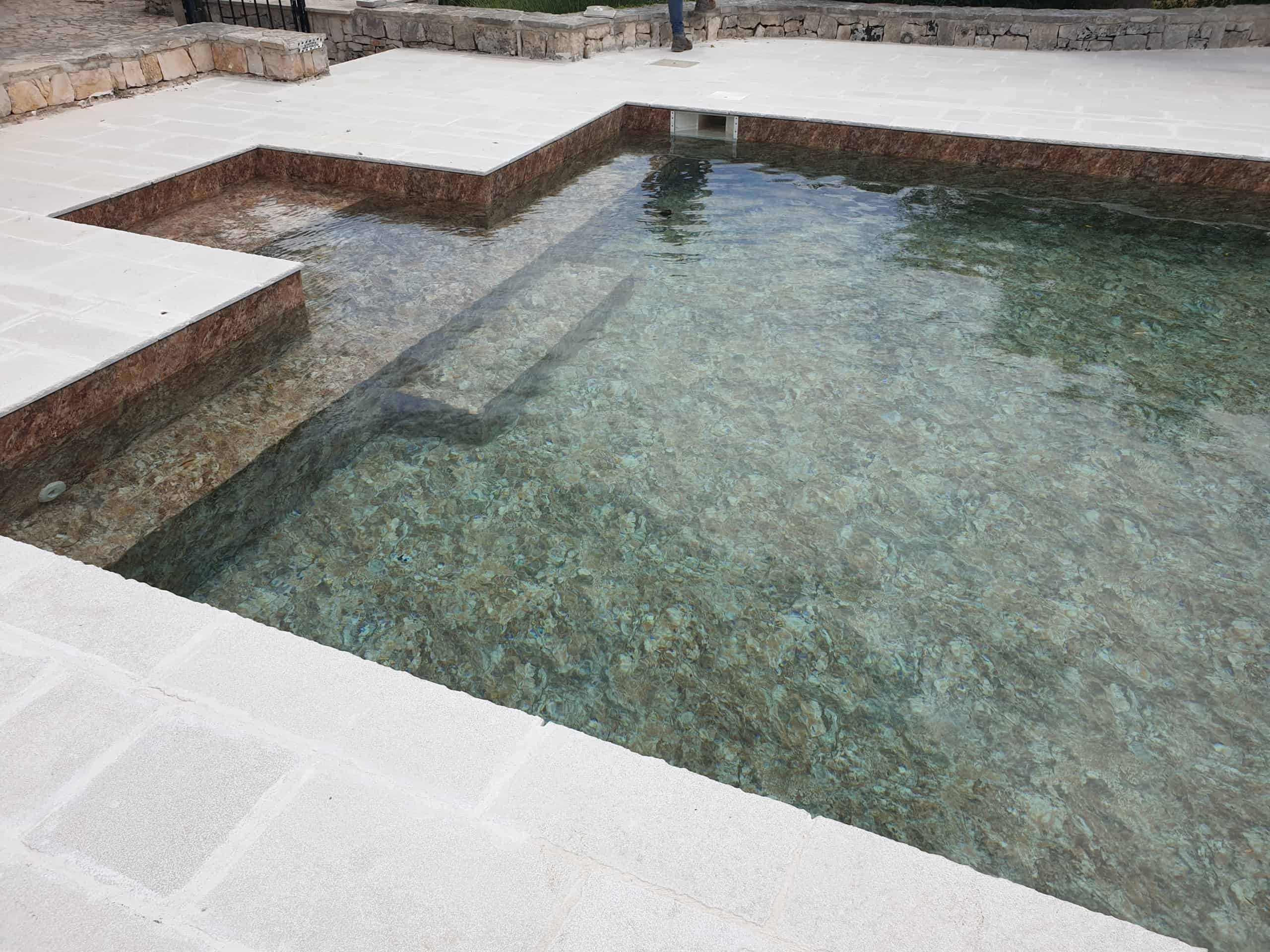 Pool Refurbishment from Tiled to Alkorplan Touch Liner